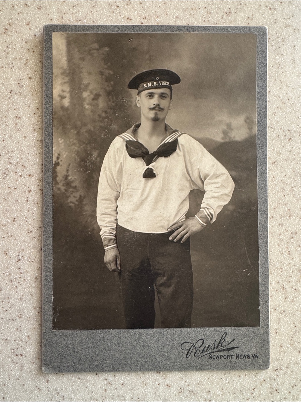 Vintage Sailor Photo Newport News, VA